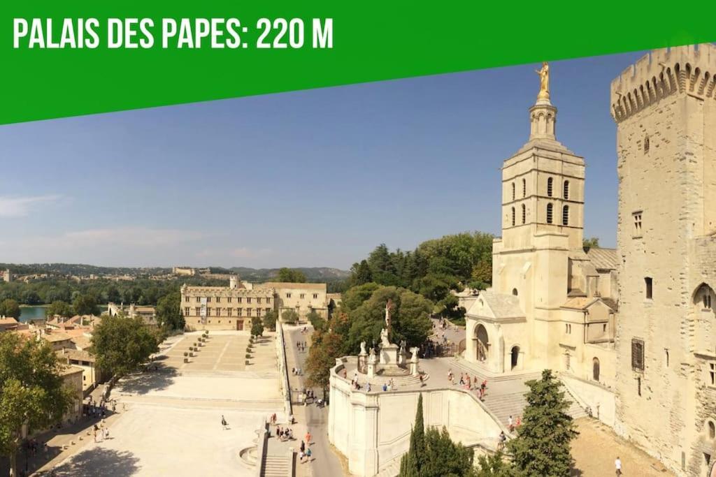La Cachette De L'Horloge - Ac Clim - Wifi - 100M Palais Des Papes Daire Avinyon Dış mekan fotoğraf