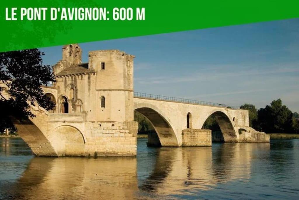 La Cachette De L'Horloge - Ac Clim - Wifi - 100M Palais Des Papes Daire Avinyon Dış mekan fotoğraf